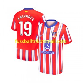 Fußballtrikots Atlético Madrid Julian Alvarez 19 2024-2025 Kurzarm Heimtrikotsatz kaufen
